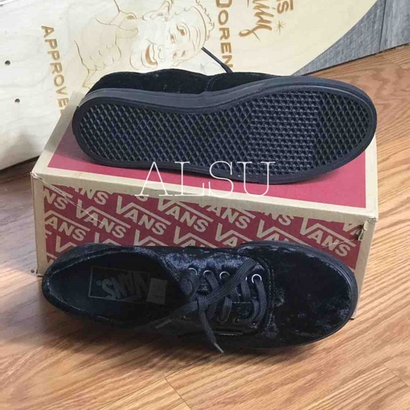 VANS Authentic LO Pro Velvet Black Kid’s AUTHENTIC - Picture 5 of 7